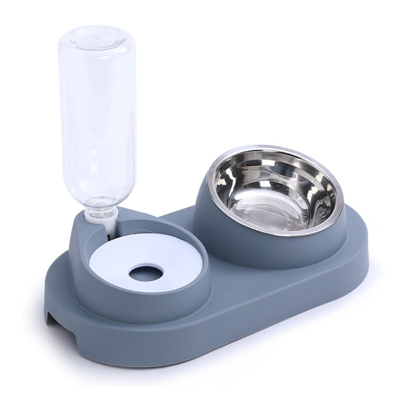 Automatic Drinking Water Oblique Mouthed Cat Bowl