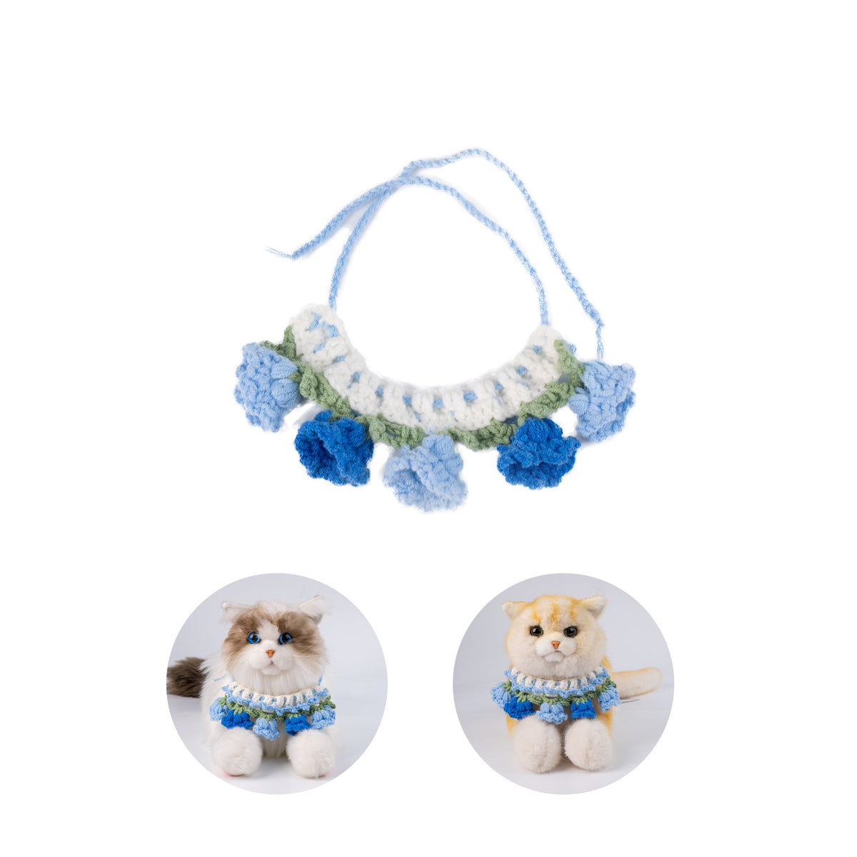 Bellflower Scarf-Blue for Cat Dog & Pet