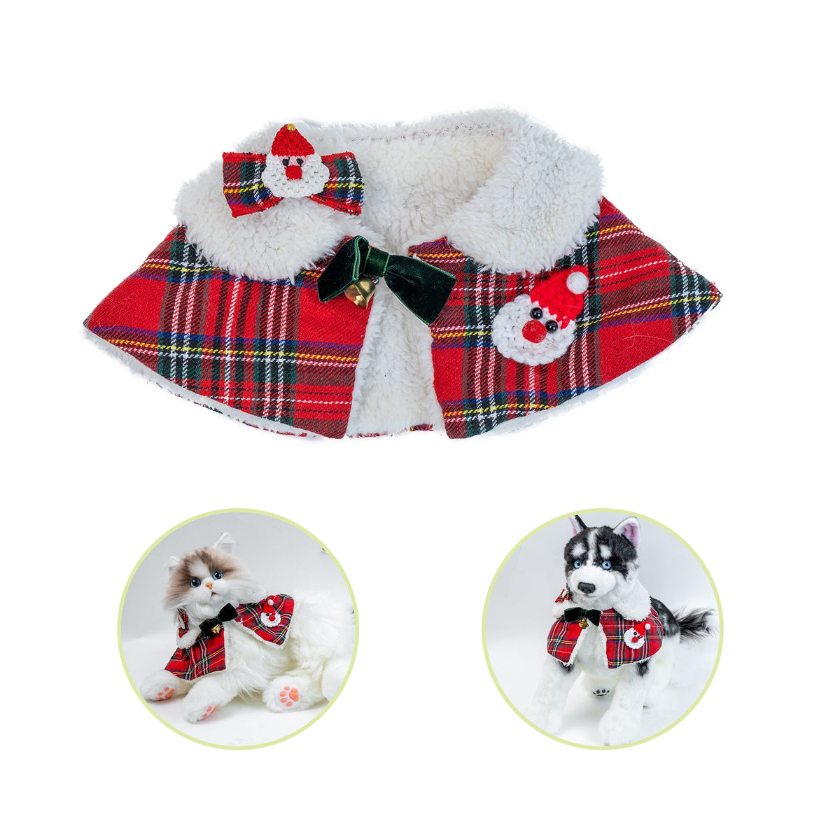 Red Santa Coat for Cat Dog & Pet