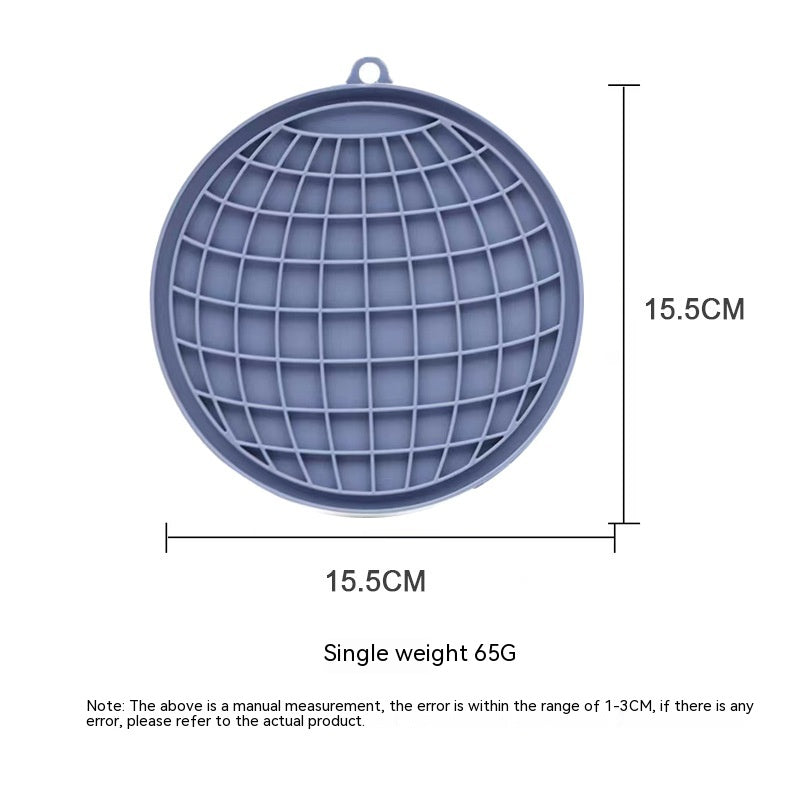 Fish-shaped Round Pet Silicone Snack Pad