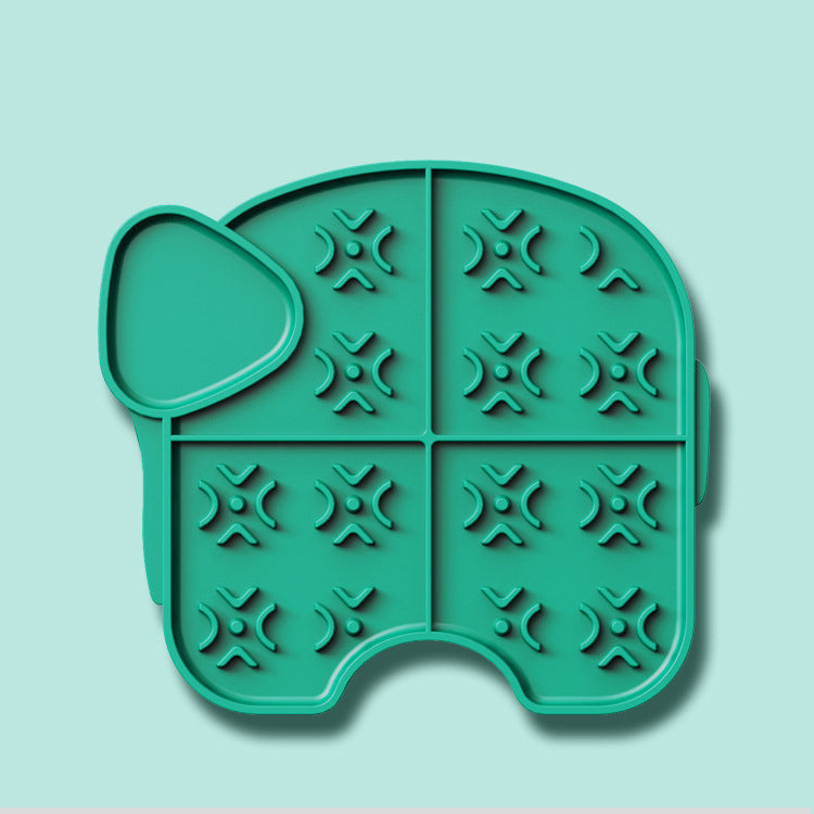 Pet Slow Food Pad Licking Pad Suction Cup Silicone Anti-choking Slow Food Pet Soothing Artifact Silicone Bowl Universal For Cats And Dogs