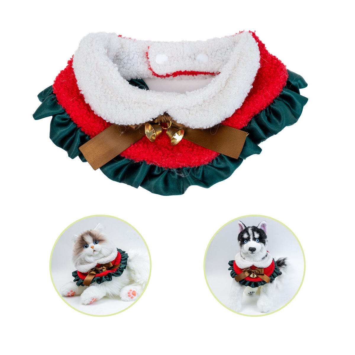 2 Bells Bib for Cat Dog & Pet
