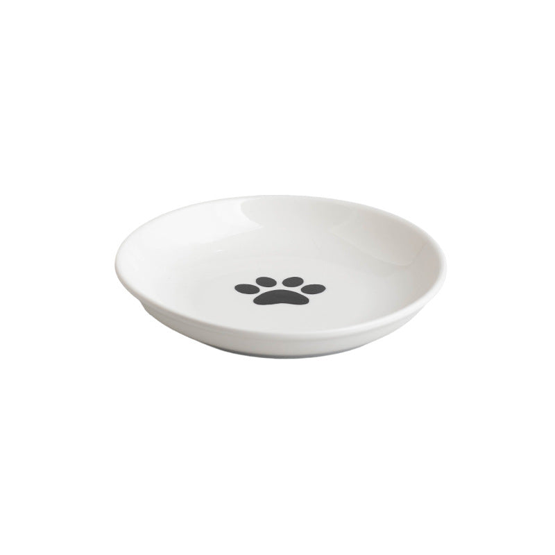 Silicone Non-slip Ceramic Cat Plate Pet