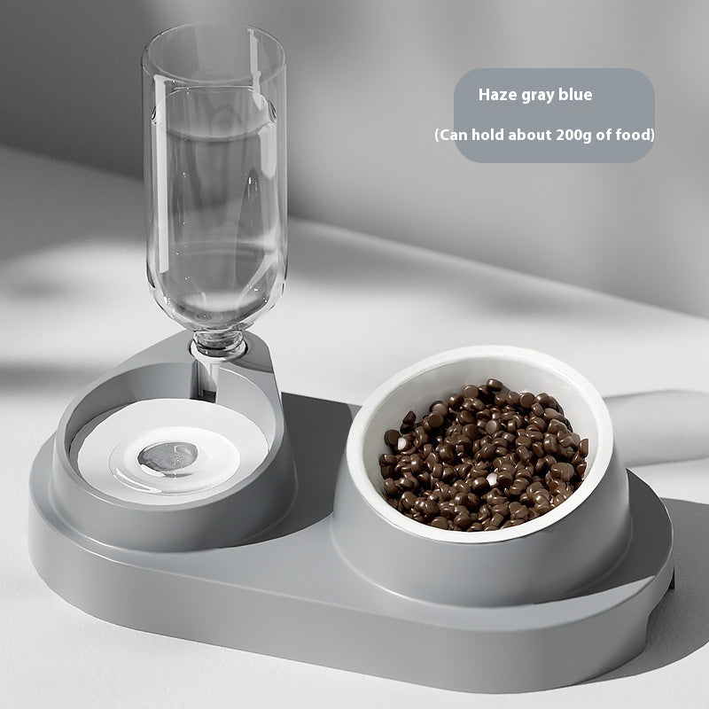 Automatic Drinking Water Oblique Mouthed Cat Bowl
