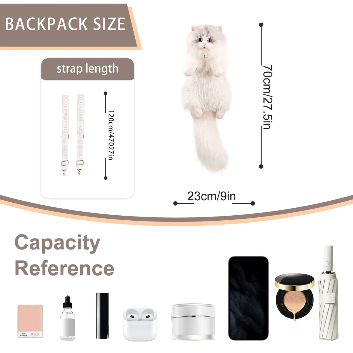 Minuet Cat Backpack- Companion Cat Wearable Fashion