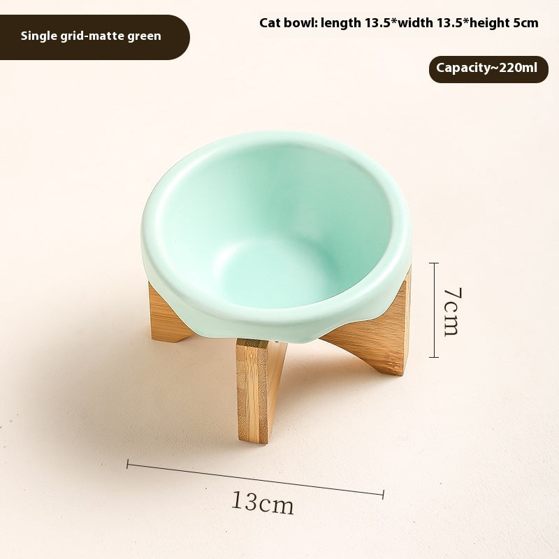 Cat Bowl Cat Ceramic Dog Drinking Water