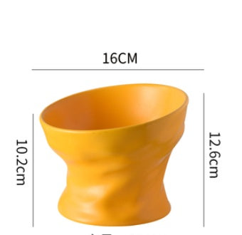 Cat Bowl High Ceramic Protection Cervical Spine Dog Food Basin