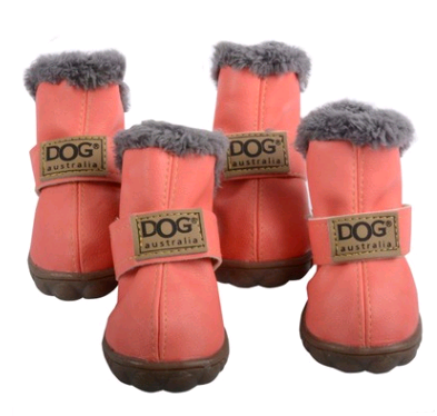 Dog Australia Waterproof Fleece-Lined Warm Dog Snow Boots