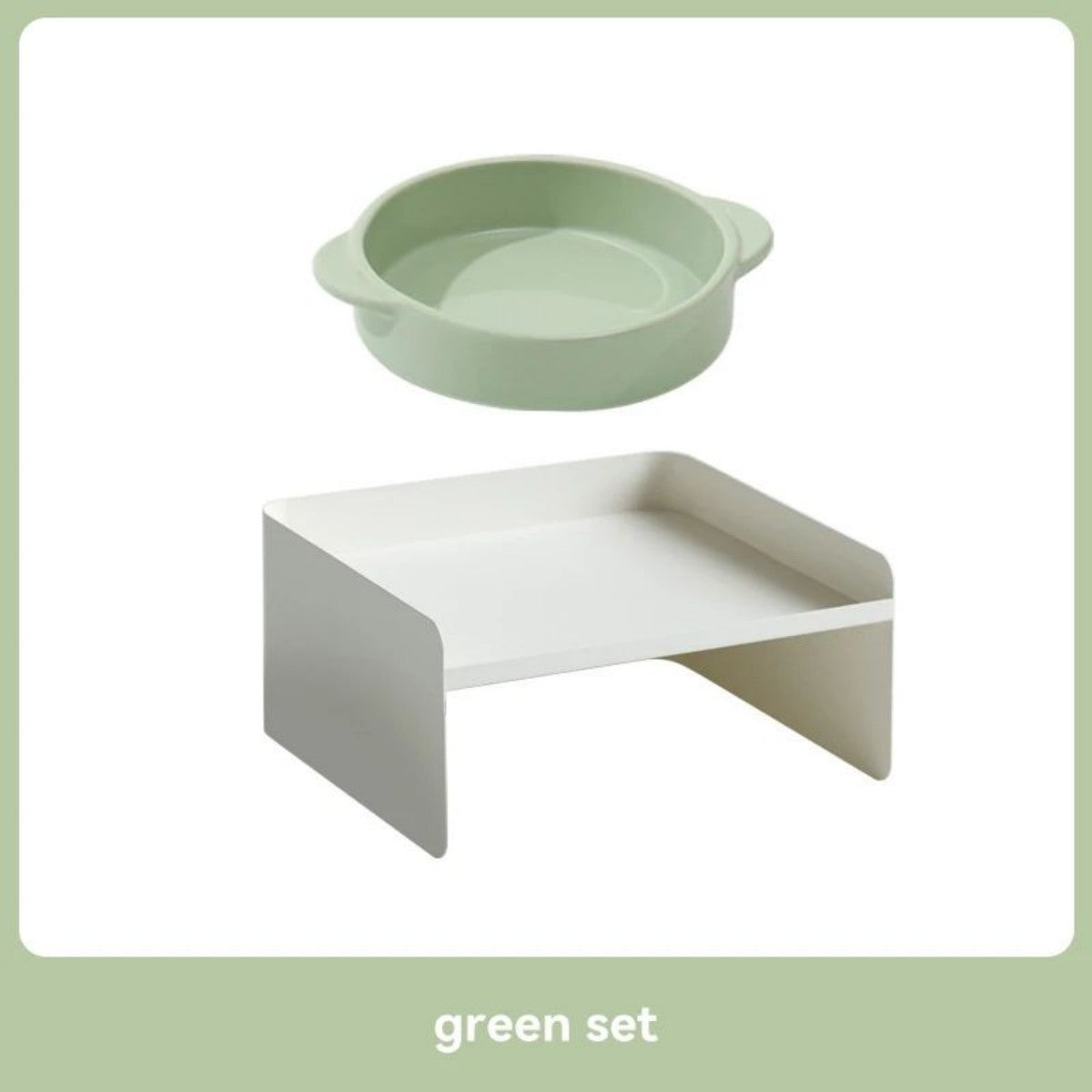 The Pet Bowl Is Made Of Metal, With A Ceramic Base And High Legs To Protect The Cat's Cervical Spine. It Can Be Used As A Dog Bowl Or Cat Bowl, And Also As A Water Bowl For Pets.