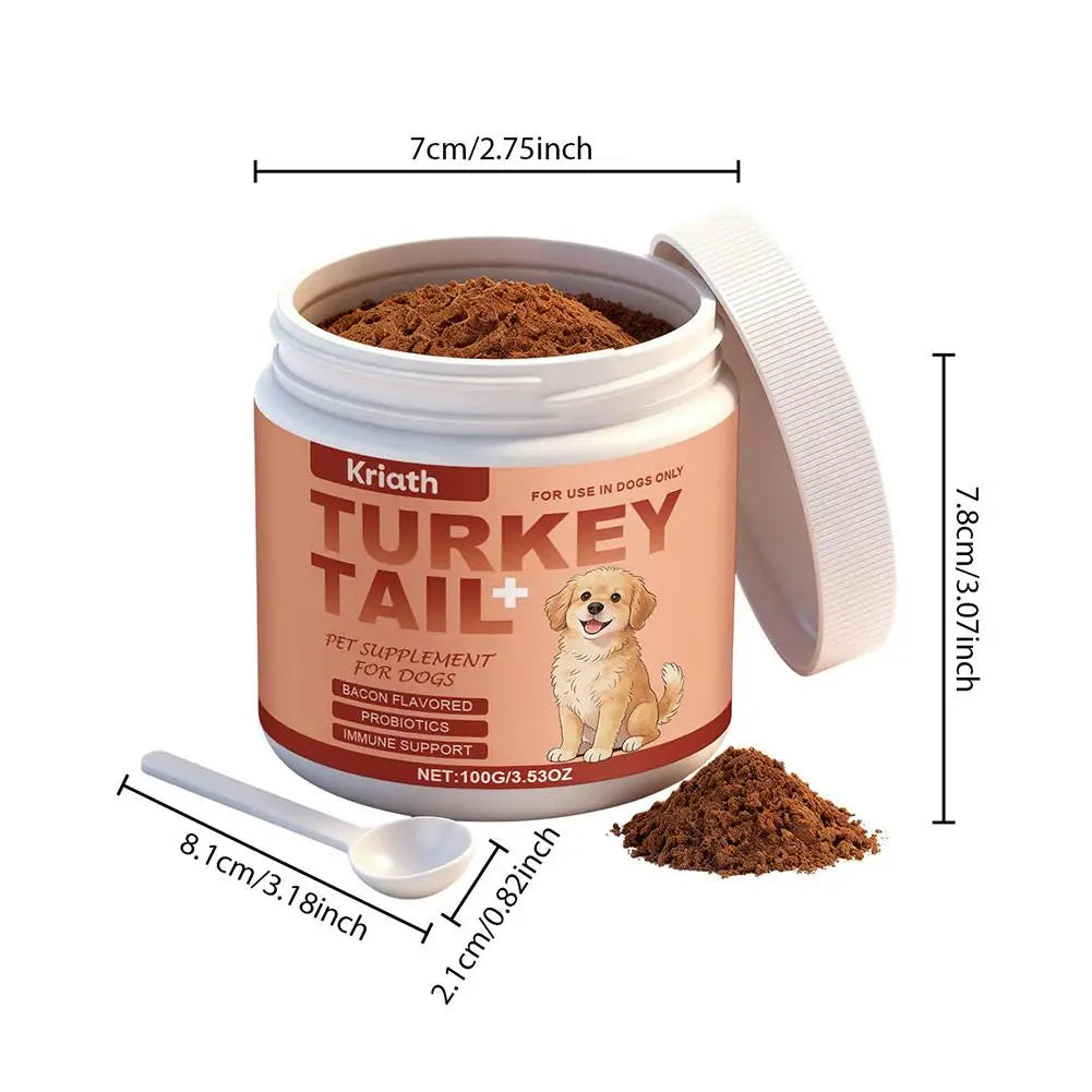 Dog Skin & Coat Supplements 100g Itching Relief for Dry Skin Dog Health Care Supplies for Small Large Dogs Senior Puppies
