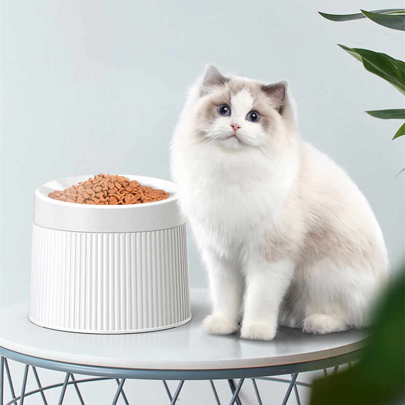 High Leg Neck Protection Large Capacity Anti-tumble Cat Bowl