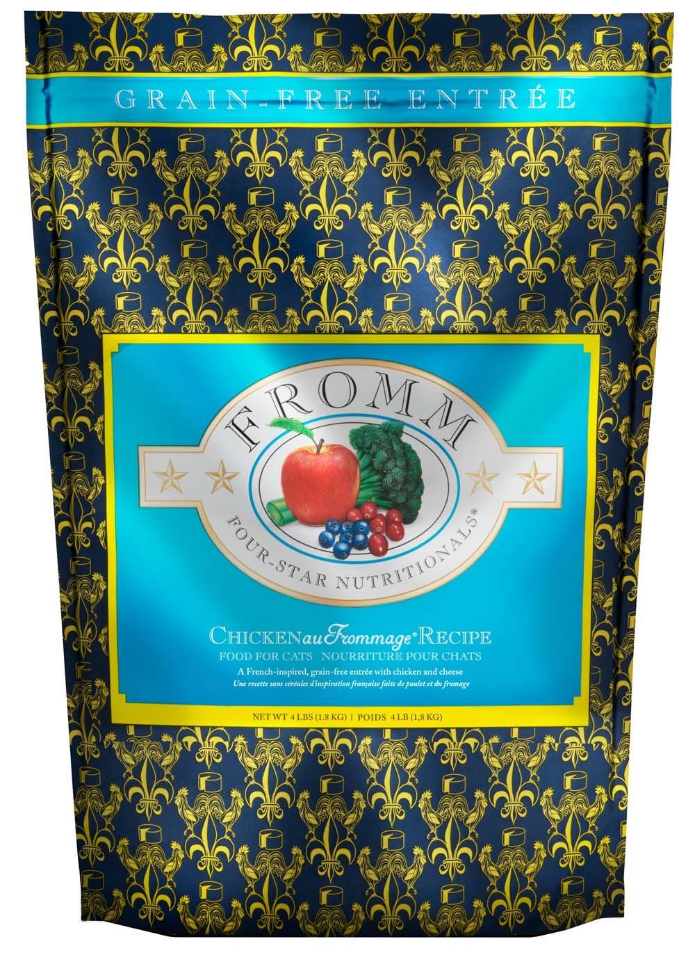 Fromm 4 Star Adult Grain-Free Chicken au Frommage Dry Cat Food