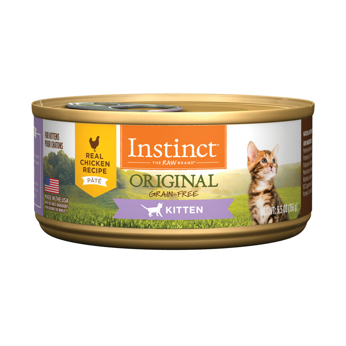 Instinct Original Kitten Grain Free Chicken Wet Cat Food (5.5oz)