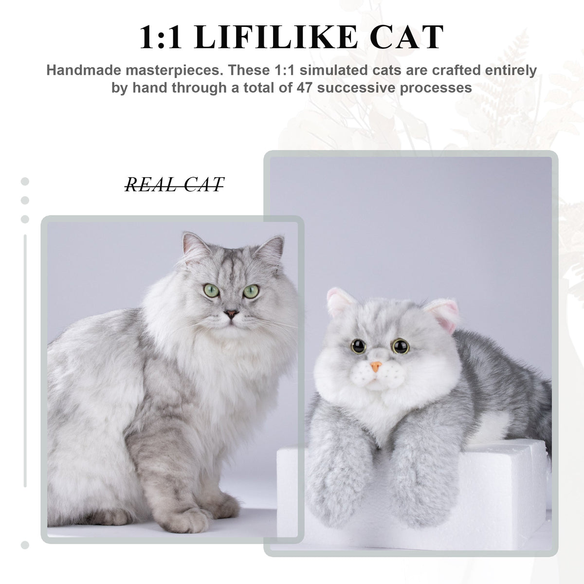 Silver British Shorthair Cat Plush