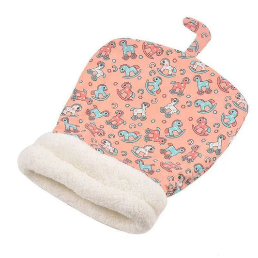 Thickened Cute Cartoon Enclosed Cat Sleeping Bag For Autumn Winter