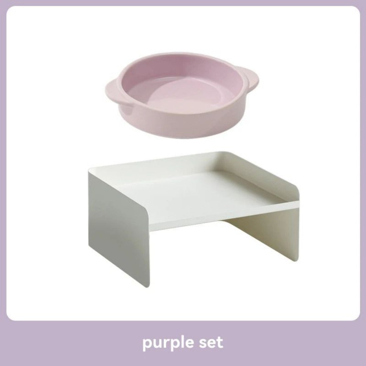 The Pet Bowl Is Made Of Metal, With A Ceramic Base And High Legs To Protect The Cat's Cervical Spine. It Can Be Used As A Dog Bowl Or Cat Bowl, And Also As A Water Bowl For Pets.