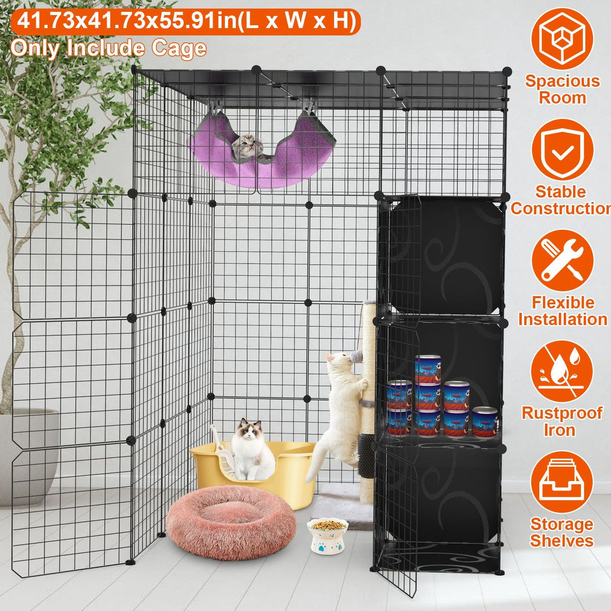 GBruno 4Tier Cat Playpen Cage