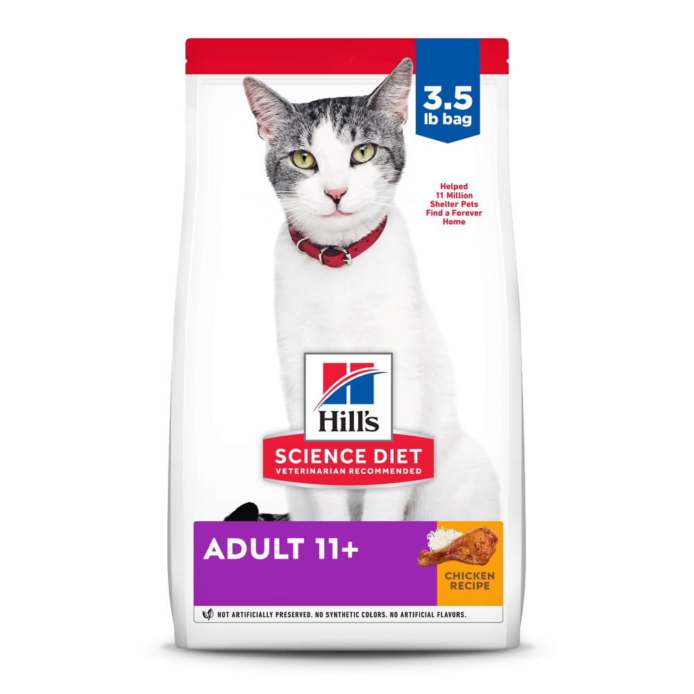 Hill's Science Diet Senior 11+ Chicken Recipe Dry Cat Food