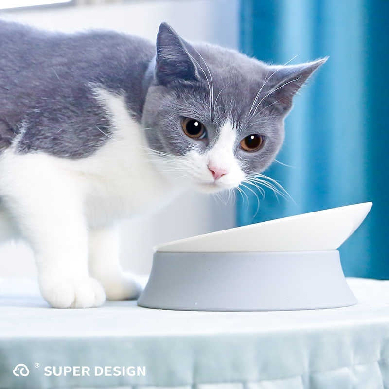 Pet Protective Cervical Spine Drinking Bowl Cat Dish