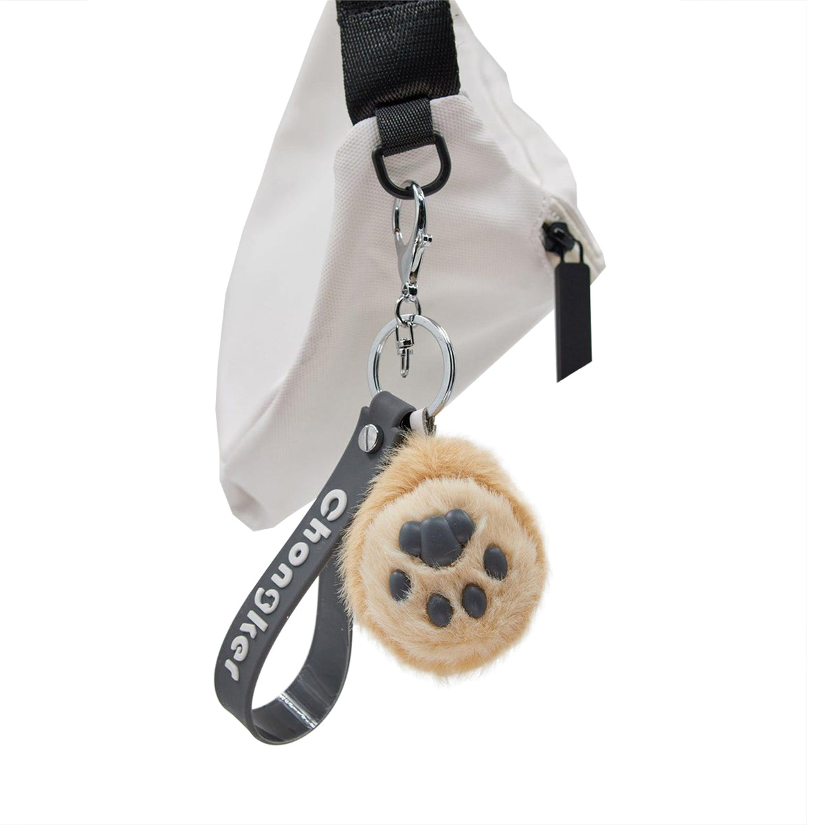 Cat Paw Keychain – Fluffy Cute Charm for Girls & Bags