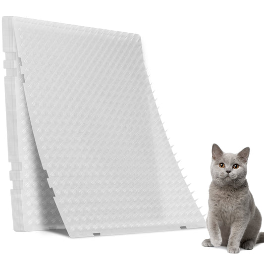 16PCS Cat Deterrent Mats with Spikes – Indoor & Outdoor Pet Repellent