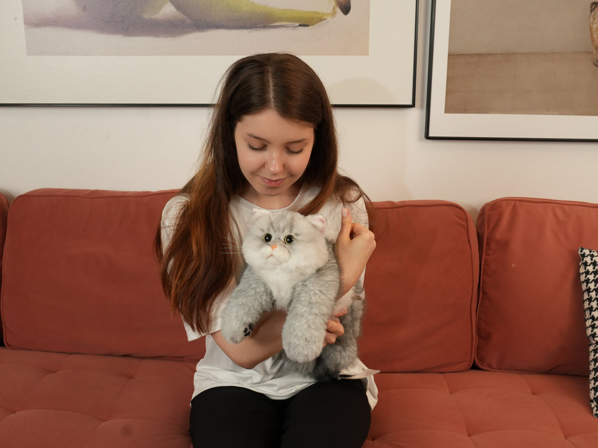 Silver British Shorthair Cat Plush