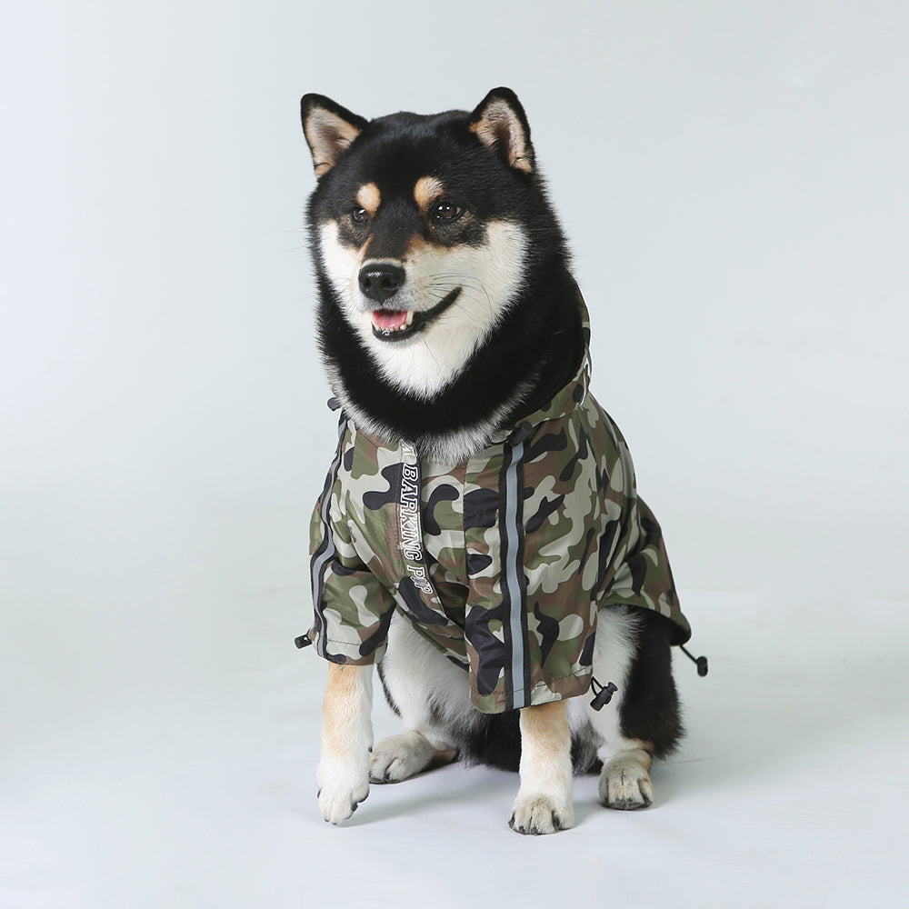 The Dog Face Windproof Waterproof Reflective Pet Cat Dog Jacket