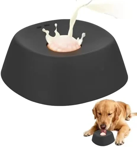 Anti-Choking Slow Feeder Dog Bowl Non-Slip 3/4 Cup - Lick Toy for Liquid Treats Bone Broth Yogurt