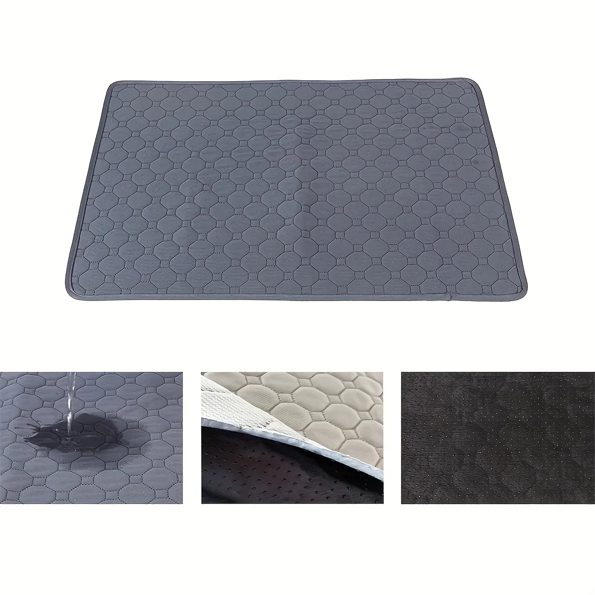Dog Pee Pad Reusable Washable Dog Urine Mat Car Seat Floor Sofa Waterproof Absorbent Puppy Cat Training Diaper Mat Pet Supplies