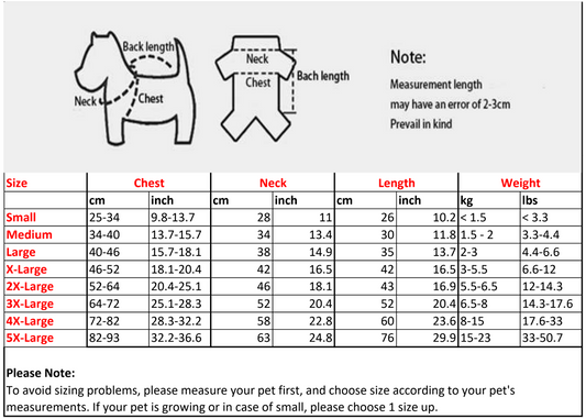 The Dog Face Windproof Waterproof Reflective Pet Cat Dog Jacket