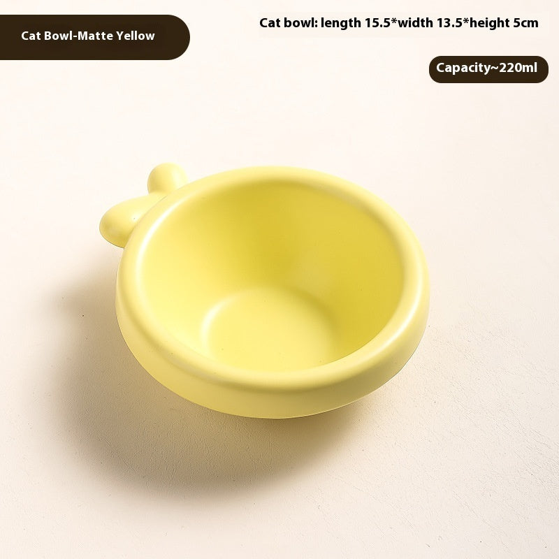 Cat Bowl Cat Ceramic Dog Drinking Water