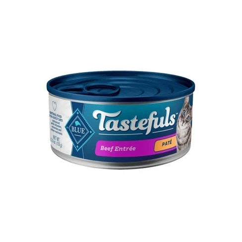 Blue Buffalo Tastefuls Adult Beef Pate Entree Wet Cat Cans (5.5oz)